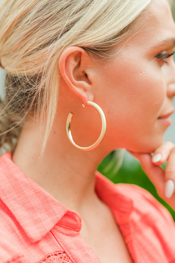 classic hoop earrings