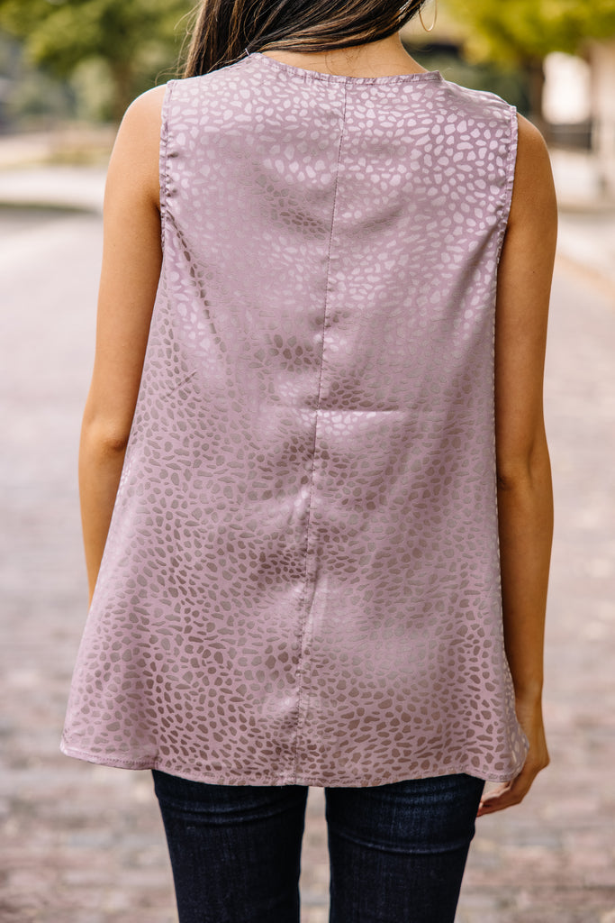 Chic Mauve Pink Satin Leopard Tank - Classy Women's Tanks – Shop the Mint Chic Mauve Pink Satin Leopard Tank - Classy Women's Tanks – Shop the Mint