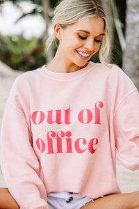 pink graphic sweatshirt