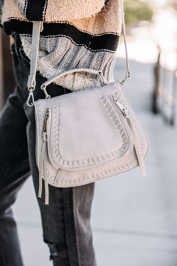 whipstitch saddle purse