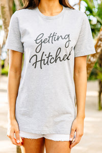 Getting Hitched Heather Gray Graphic Tee