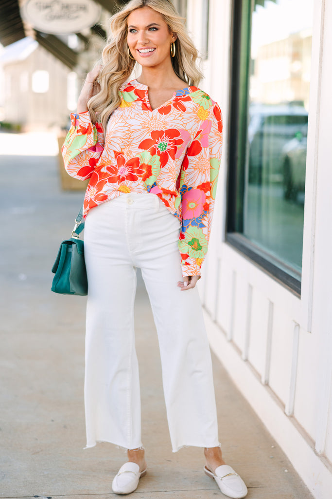 All You Need Blush Pink Floral Blouse â Shop the Mint