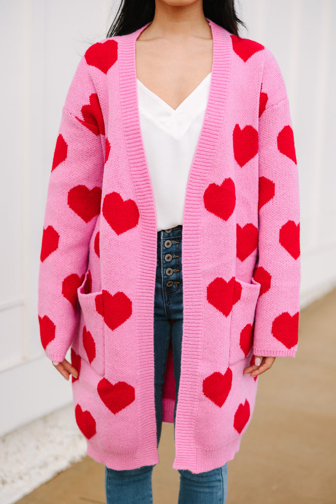 Pink Leopard Cardigan Sweater Leopard Wool Blend Coat Talbots