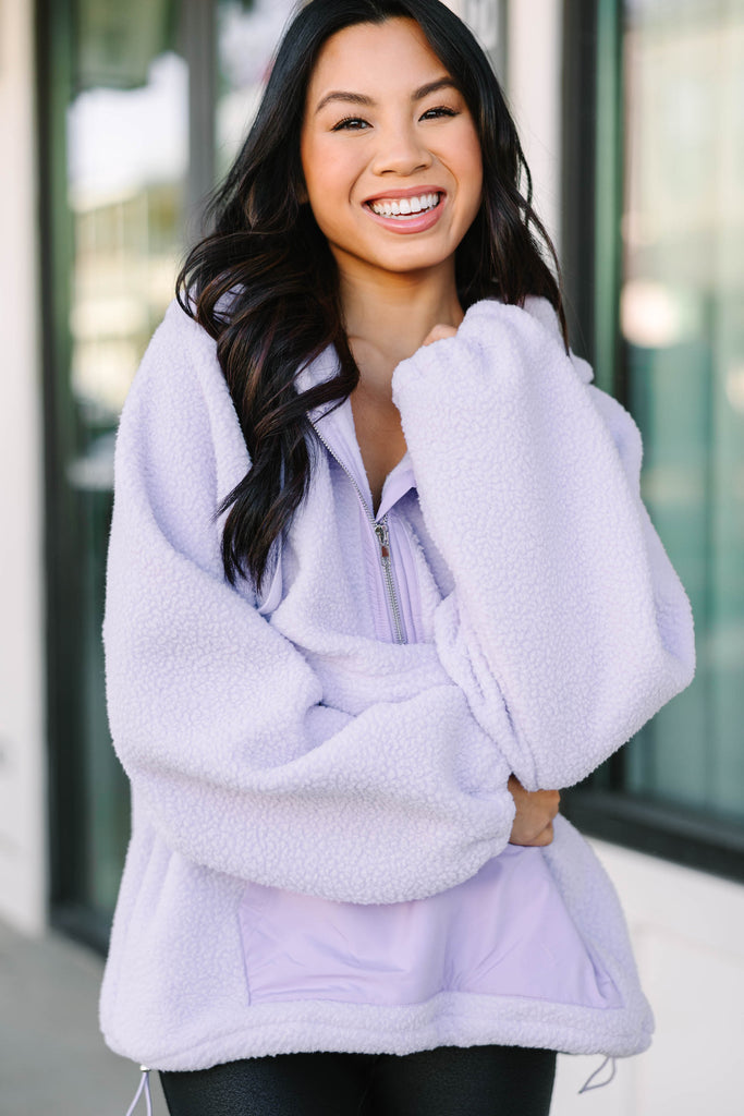 Bula Sherpa Hood - Lavender