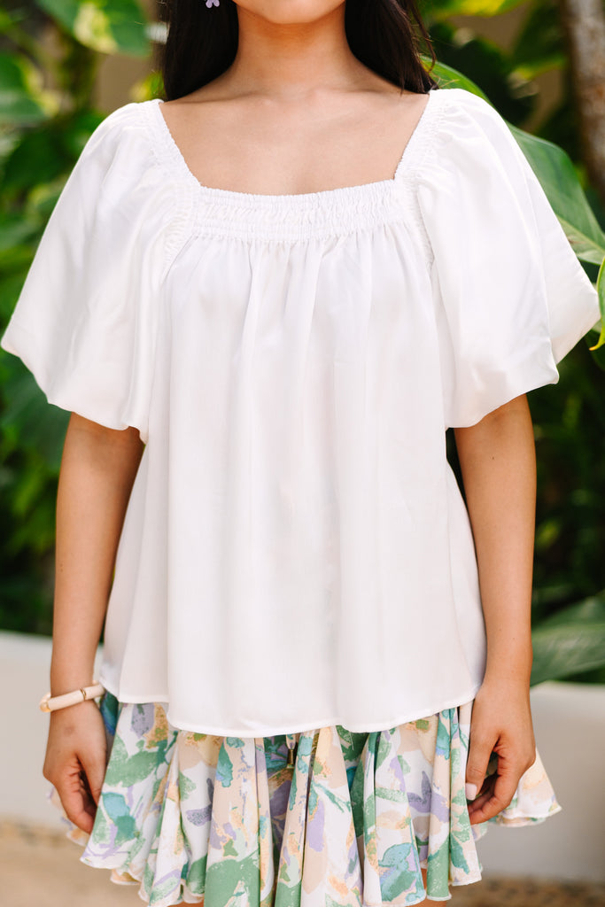Born To Shine Satin Ruffle Blouse - Blush main image 1