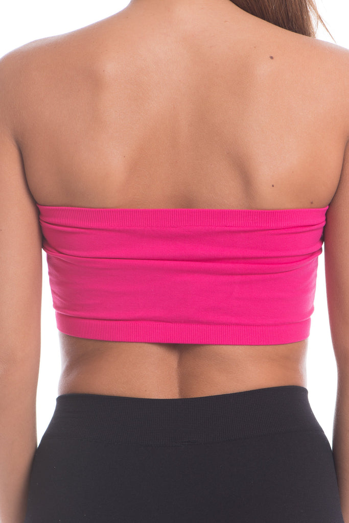 Just That Easy Fuchsia Pink Bandeau Top – Shop the Mint