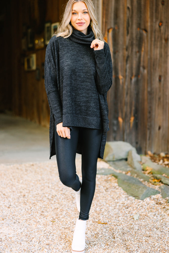 Feeling So Chipper Oatmeal Brown Cowl Neck Sweater – Shop the Mint