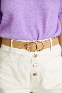 At Your Service Taupe Brown Belt