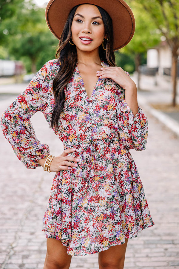 Spend Some Time Sand White Ditsy Floral Dress Shop the Mint Spend Some Time Sand White Ditsy Floral Dress Shop the Mint