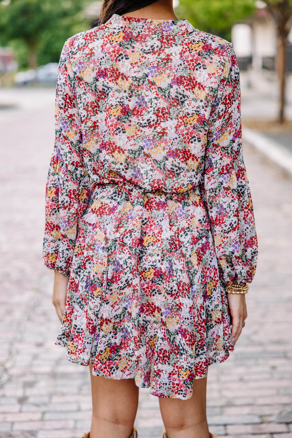 The Mint Julep Boutique Spend Some Time Ditsy Floral Dress