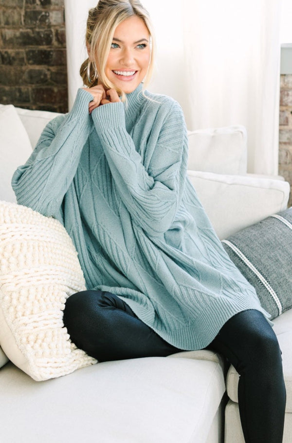 In The Works Royal Blue Ribbed Sweater – Shop the Mint