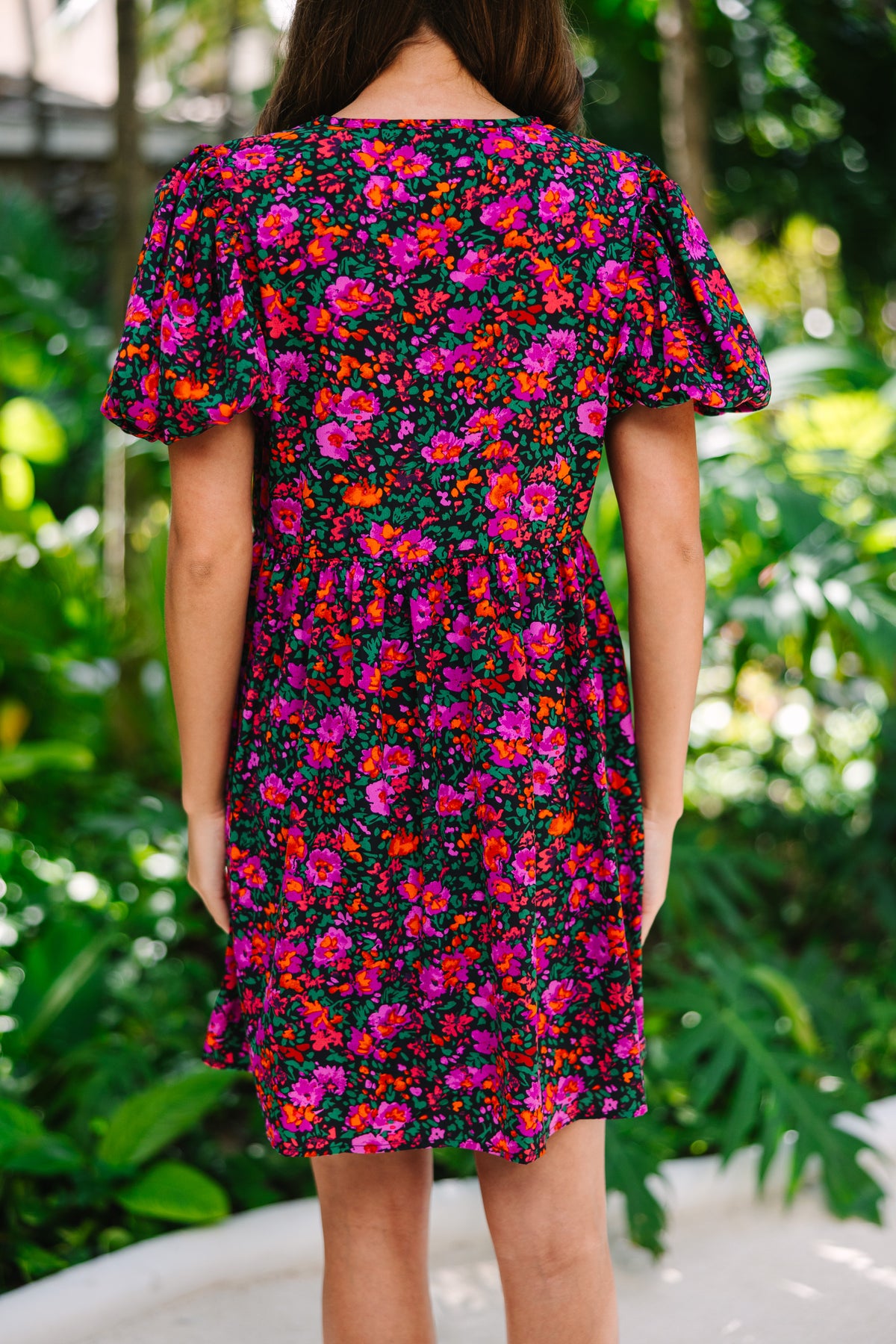 Be Yourself Black Floral Babydoll Dress – Shop the Mint