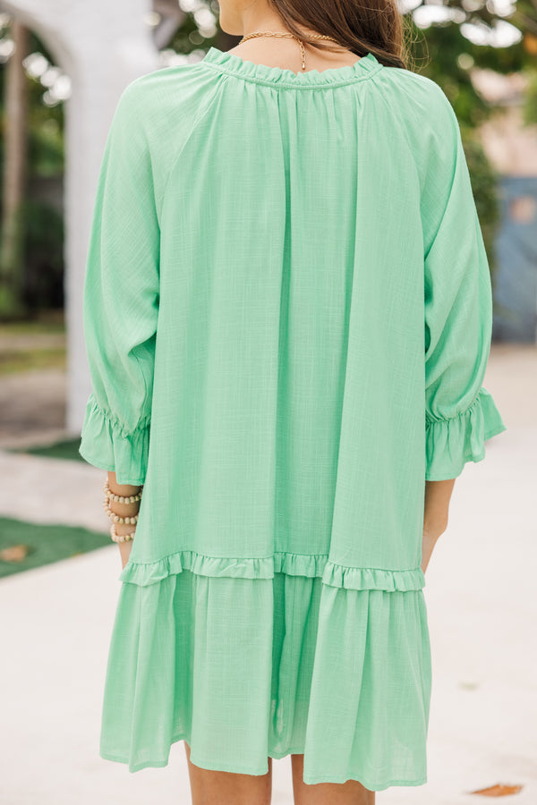 Always In The Lead Green Linen Dress Shop the Mint Always In The Lead Green Linen Dress Shop the Mint
