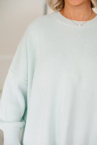 Give You Joy Light Green Dolman Sweater