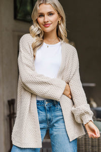 Face The Day Taupe Brown Cardigan – Shop the Mint