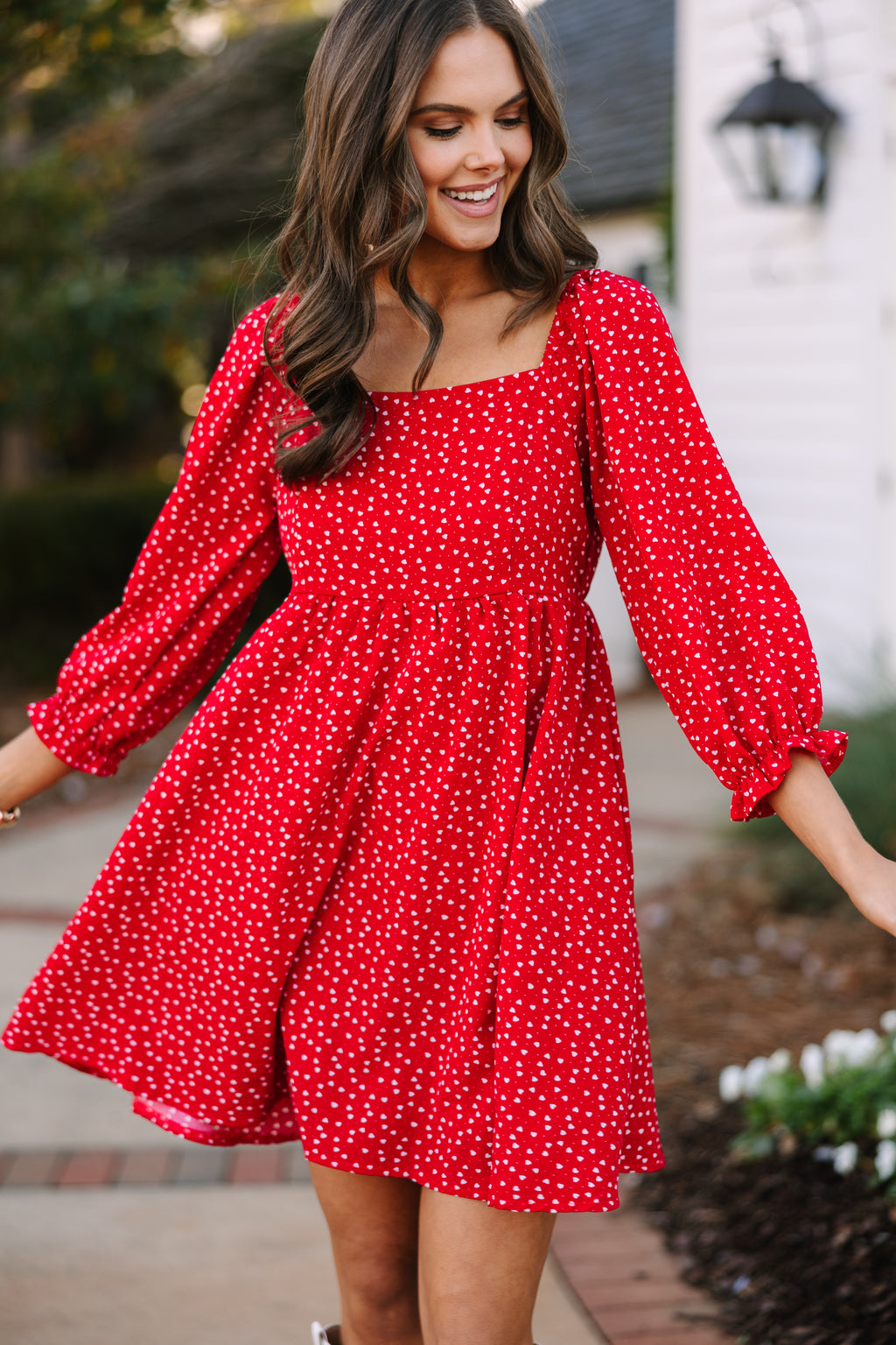 Found Love Red Heart Print Dress - Valentine's Day Dresses Shop the Mint Found Love Red Heart Print Dress - Valentine's Day Dresses Shop the Mint