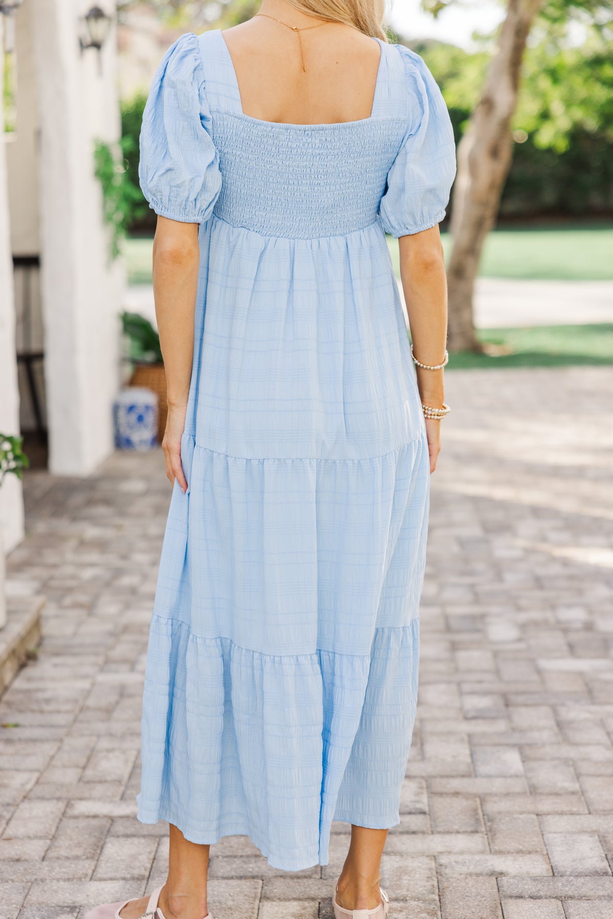 Think About It Light Blue Midi Dress – Shop the Mint