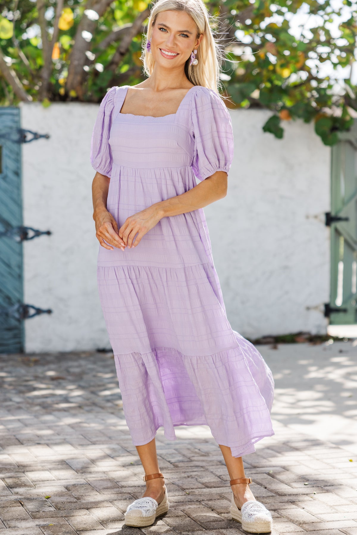 Think About It Lavender Purple Midi Dress – Shop the Mint