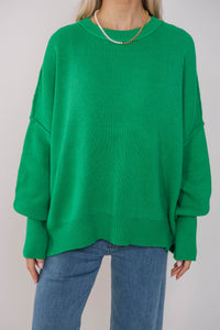 Give You Joy Kelly Green Dolman Sweater