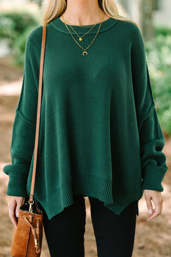 Give You Joy Emerald Green Dolman Sweater