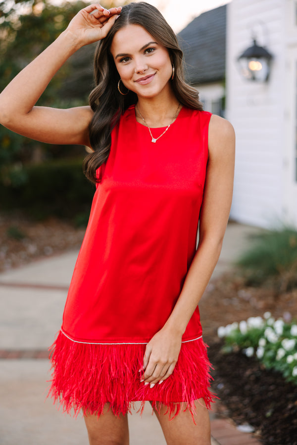 fitted lace wedding dress All The Drama I Need Red Feather Shift Dress, Small - The Mint Julep Boutique fitted lace wedding dress All The Drama I Need Red Feather Shift Dress, Small - The Mint Julep Boutique