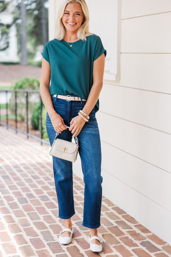 basic tops for women, green tops, staple pieces, shop the mint