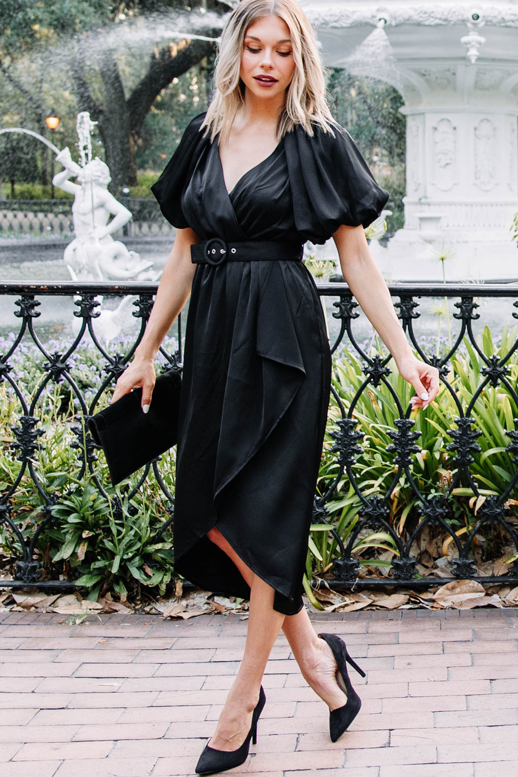 black satin midi dress with sleeves Get What You Want – Shop the Mint Finish:FEA Short Dresses with Thigh or cocktail parties TWSS26