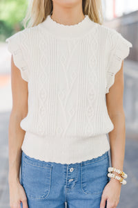 short sleeve sweater, cable knit seaters, neutral sweaters, shop the mint