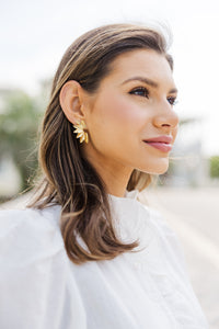 Treasure Jewels: Always Come Back Gold Earrings