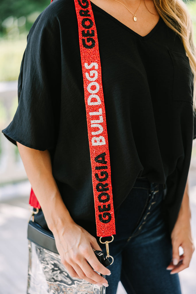 Treasure Jewels Gameday Red Beaded Purse Strap Shop the Mint