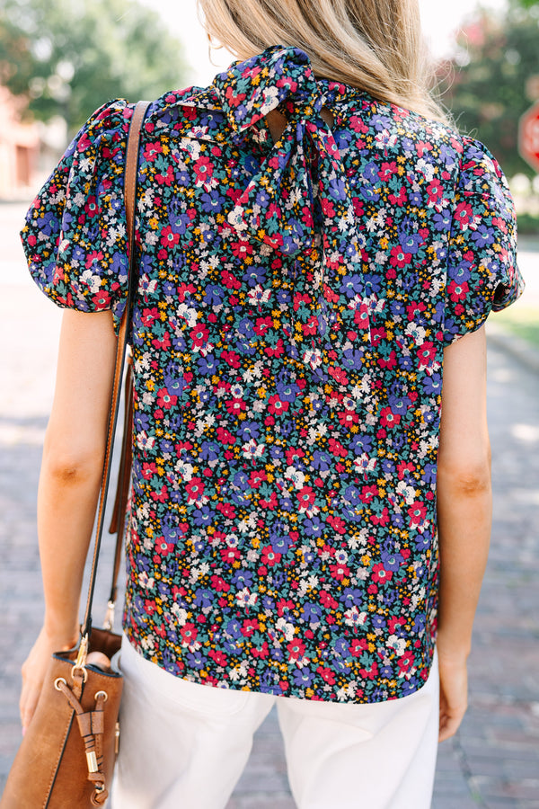 Impossible to Ignore Floral Blouse