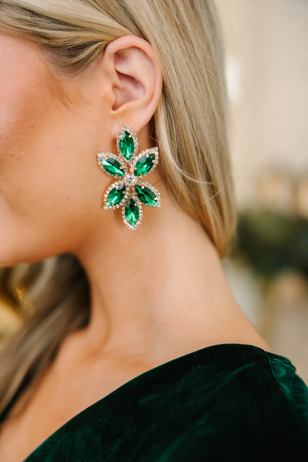 Glenda Emerald Green Rhinestone Earrings Shop the Mint Glenda Emerald Green Rhinestone Earrings Shop the Mint