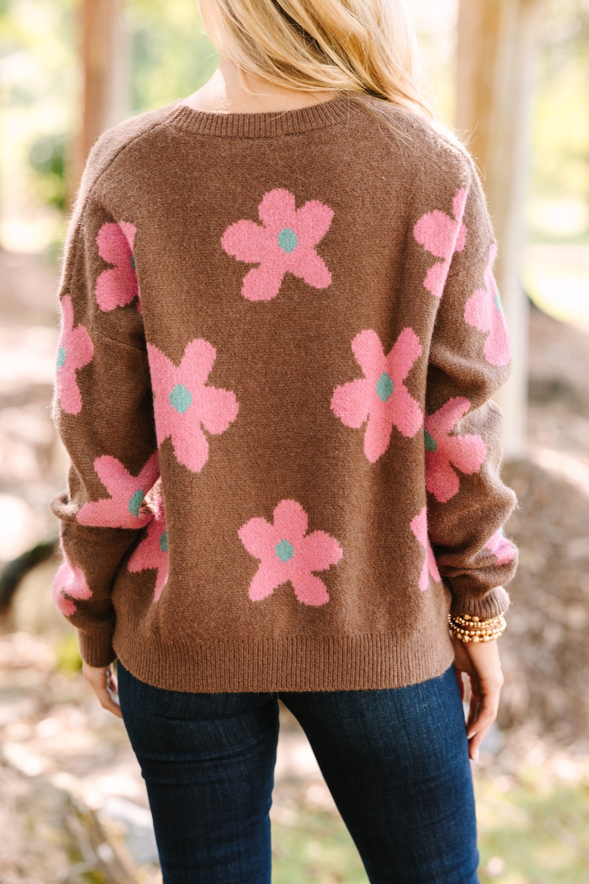 Feeling Myself Brown Floral Sweater – Shop the Mint