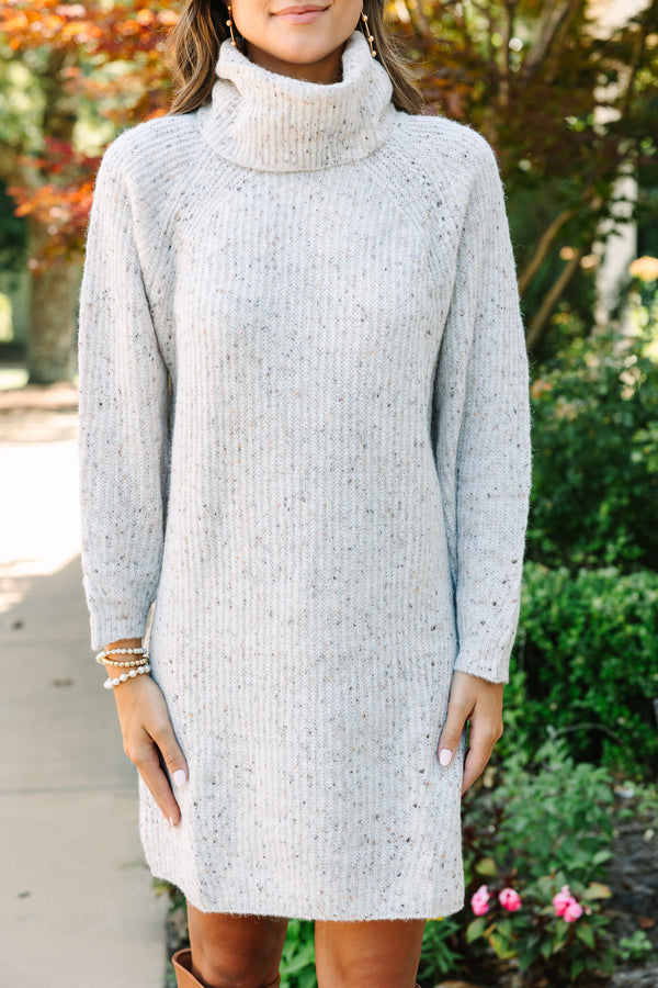 ivory cowl neck sweater dress Jluxlabel Women's Savanna Cowl Maxi Dress