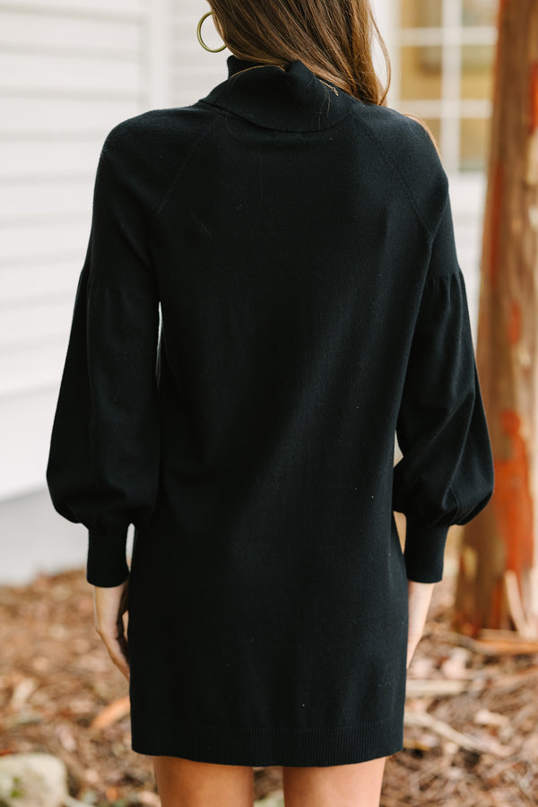 Wherever You Go Black Turtleneck Sweater Dress, Large - The Mint Julep Boutique | Women's Boutique Clothing Wherever You Go Black Turtleneck Sweater Dress, Large - The Mint Julep Boutique | Women's Boutique Clothing
