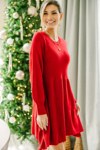 sweater dresses, holiday dresses, red dresses