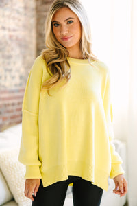 oversized sweater for women, yellow sweaters, cozy women's sweaters, boutique sweaters