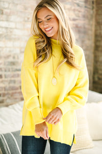 oversized yellow sweater, cute sweaters for women, boutique sweaters