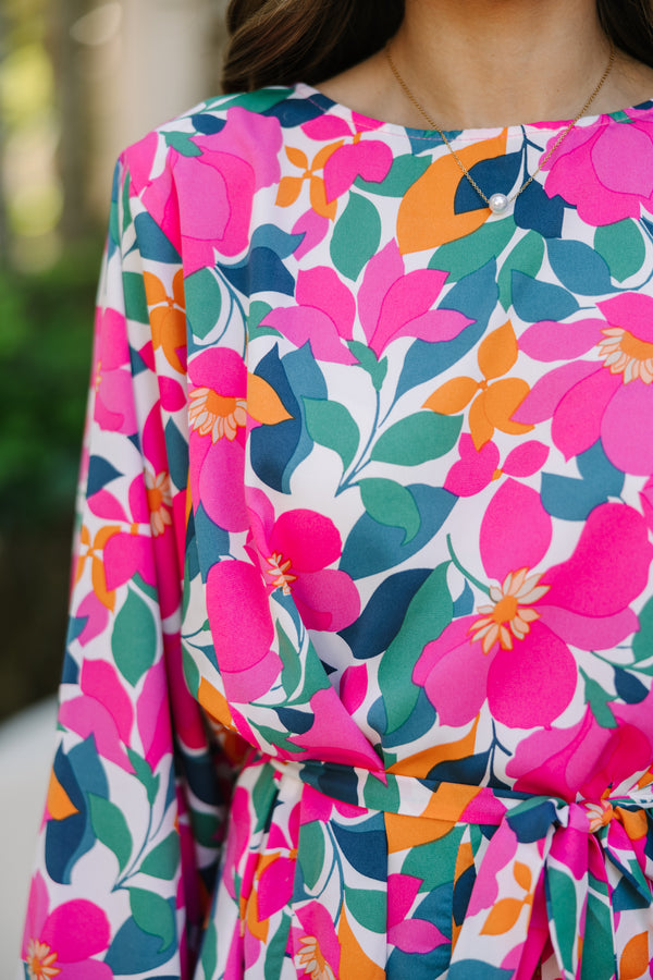 Stay Close Pink Floral Dress Shop the Mint Stay Close Pink Floral Dress Shop the Mint