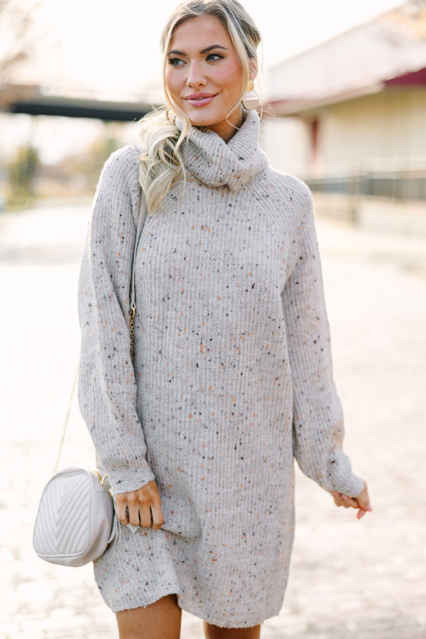 Feeling It Taupe Brown Sweater Dress, Medium - The Mint Julep Boutique | Women's Boutique Clothing Feeling It Taupe Brown Sweater Dress, Medium - The Mint Julep Boutique | Women's Boutique Clothing