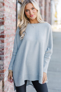 Always Fun Heather Gray Tunic