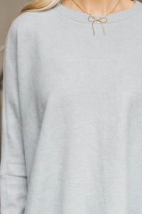 Always Fun Heather Gray Tunic