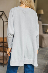 Always Fun Heather Gray Tunic