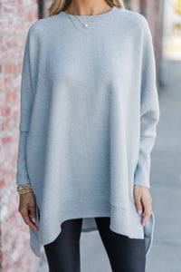 Always Fun Heather Gray Tunic