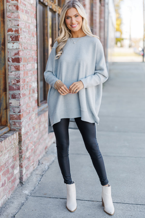 Always Fun Heather Gray Tunic