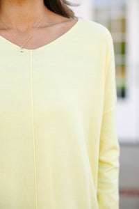 Get To Know You Banana Yellow Tunic