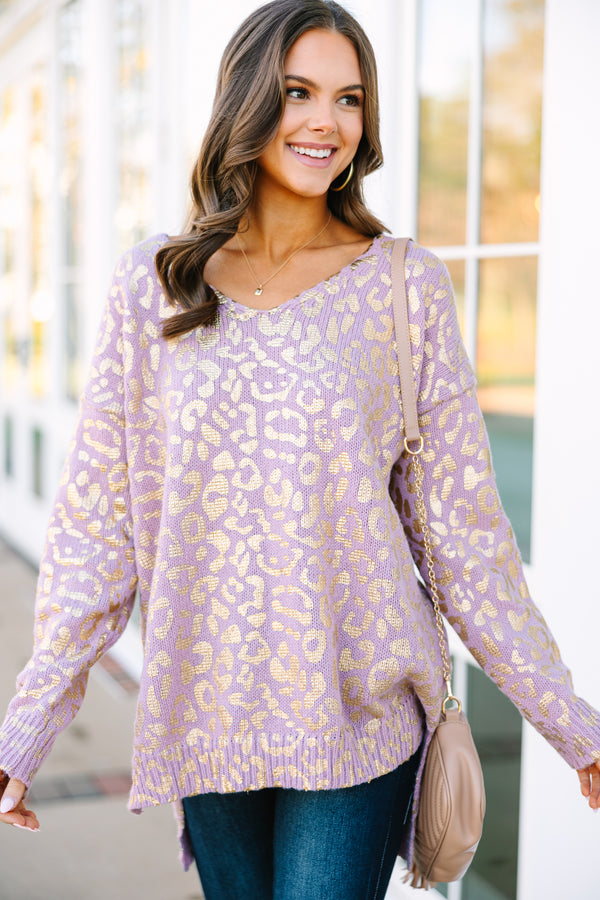 metallic leopard sweaters, casual sweaters for women, cute online boutique