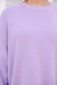 oversized sweater, purple sweater, cozy sweater, women's sweaters