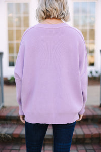 Give You Joy Lavender Purple Dolman Sweater