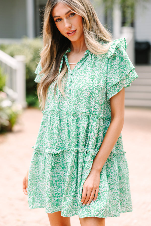See You There Green Ruffled Mini Dress Shop the Mint See You There Green Ruffled Mini Dress Shop the Mint